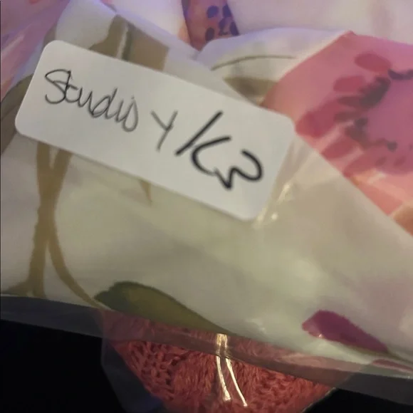 VINTAGE Y2K 90's 9/10 white ditzy floral flutter sleeve midi cottagecore dress - Picture 11 of 11